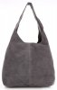 Kožené kabelka shopper bag Vittoria Gotti šedá V8802